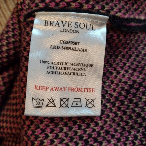 Brave Soul XS Leopard Print Sweater - Picture 5 of 5